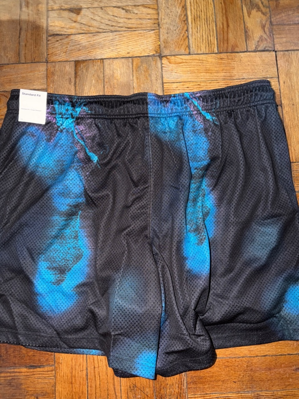 NWT Jordan Black Mesh Shorts with Blue Teal Accents size XXL - Picture 7 of 7